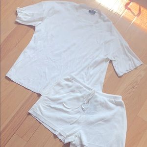 Two piece shorts set(Never Worn)